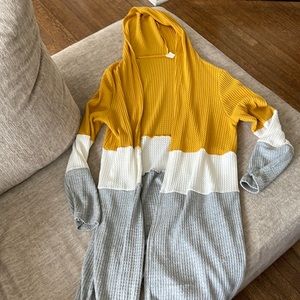 Waffle Knit Cardigan